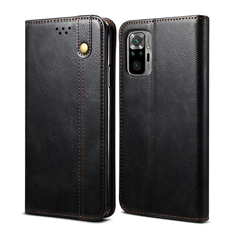 Custodia Portafoglio In Pelle Cover con Supporto B01S per Xiaomi Redmi Note 11 SE India 4G Nero