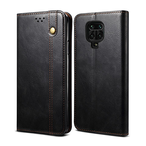 Custodia Portafoglio In Pelle Cover con Supporto B01S per Xiaomi Redmi Note 9 Pro Max Nero