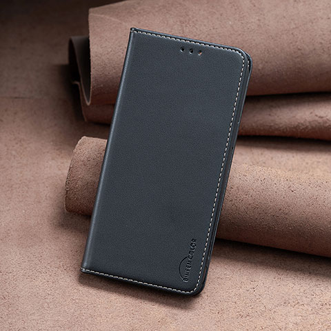 Custodia Portafoglio In Pelle Cover con Supporto B02F per Xiaomi Redmi Note 12 4G Nero