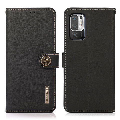 Custodia Portafoglio In Pelle Cover con Supporto B02H per Xiaomi Redmi Note 11 SE 5G Nero