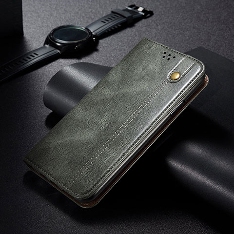 Custodia Portafoglio In Pelle Cover con Supporto B02S per Xiaomi Mi 11i 5G Verde