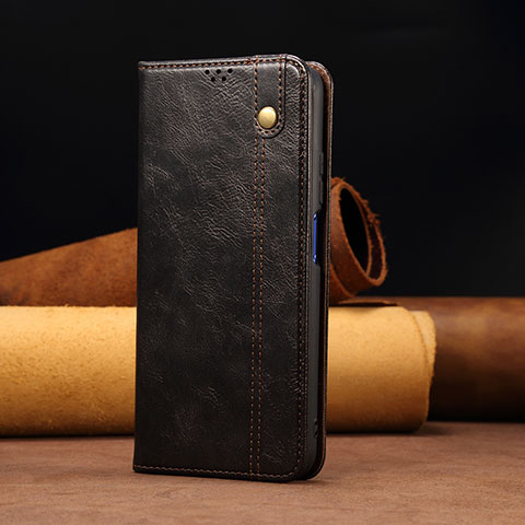 Custodia Portafoglio In Pelle Cover con Supporto B02S per Xiaomi Redmi 10 (2022) Nero