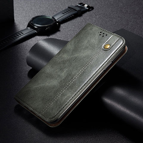 Custodia Portafoglio In Pelle Cover con Supporto B02S per Xiaomi Redmi K40 Pro 5G Verde