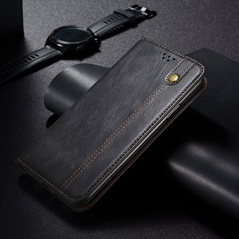 Custodia Portafoglio In Pelle Cover con Supporto B02S per Xiaomi Redmi Note 10T 5G Nero
