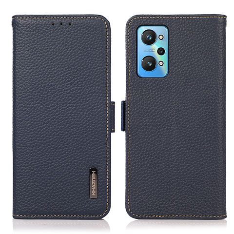 Custodia Portafoglio In Pelle Cover con Supporto B03H per Realme GT Neo 3T 5G Blu