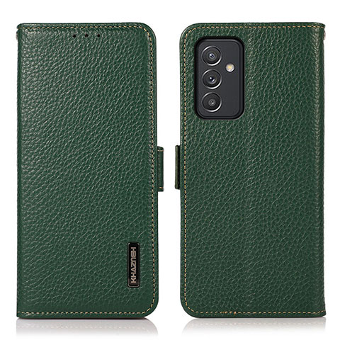 Custodia Portafoglio In Pelle Cover con Supporto B03H per Samsung Galaxy A15 LTE Verde