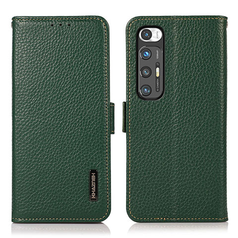 Custodia Portafoglio In Pelle Cover con Supporto B03H per Xiaomi Mi 10S 5G Verde