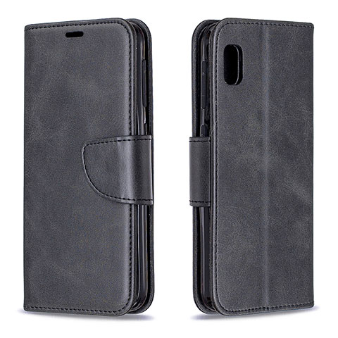 Custodia Portafoglio In Pelle Cover con Supporto B04F per Samsung Galaxy A10e Nero