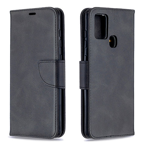 Custodia Portafoglio In Pelle Cover con Supporto B04F per Samsung Galaxy A21s Nero