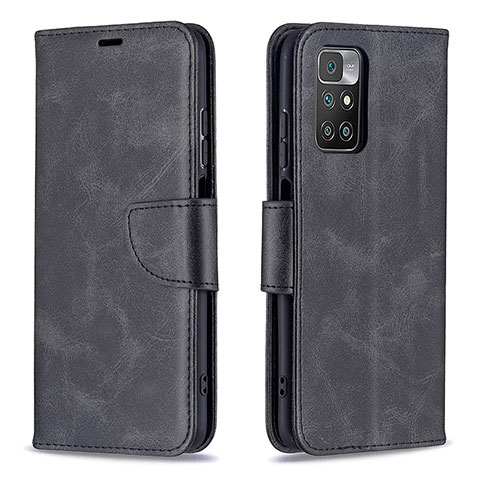 Custodia Portafoglio In Pelle Cover con Supporto B04F per Xiaomi Redmi Note 11 4G (2021) Nero