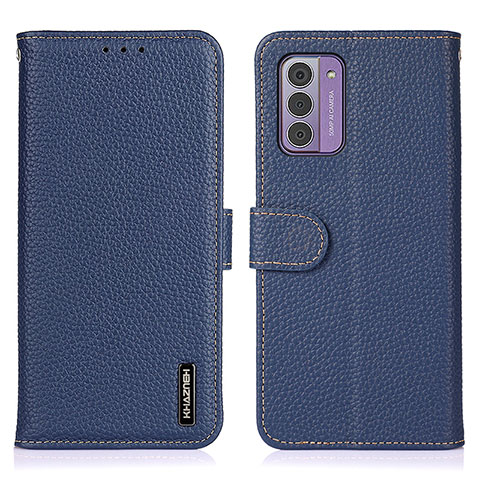 Custodia Portafoglio In Pelle Cover con Supporto B04H per Nokia G310 5G Blu