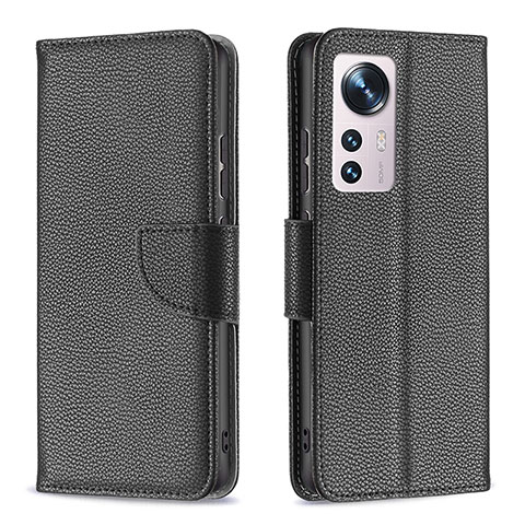 Custodia Portafoglio In Pelle Cover con Supporto B05F per Xiaomi Mi 12S 5G Nero