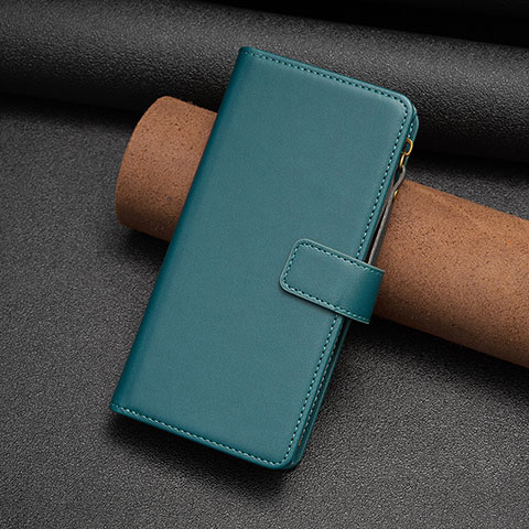 Custodia Portafoglio In Pelle Cover con Supporto B05F per Xiaomi Redmi Note 12 4G Verde