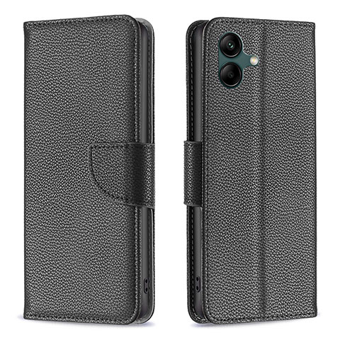 Custodia Portafoglio In Pelle Cover con Supporto B06F per Samsung Galaxy A04 4G Nero