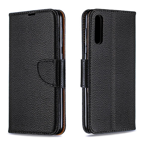 Custodia Portafoglio In Pelle Cover con Supporto B06F per Samsung Galaxy A30S Nero