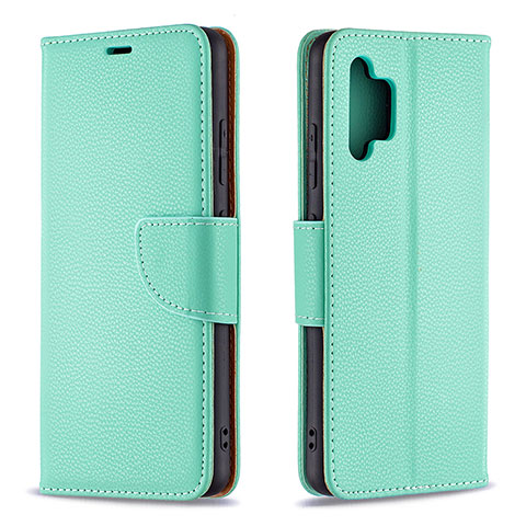 Custodia Portafoglio In Pelle Cover con Supporto B06F per Samsung Galaxy A32 4G Verde