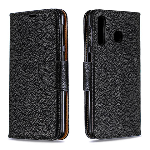 Custodia Portafoglio In Pelle Cover con Supporto B06F per Samsung Galaxy A40s Nero