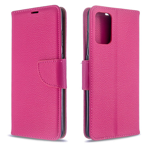 Custodia Portafoglio In Pelle Cover con Supporto B06F per Samsung Galaxy S20 5G Rosa Caldo