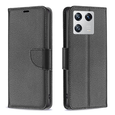 Custodia Portafoglio In Pelle Cover con Supporto B06F per Xiaomi Mi 13 5G Nero