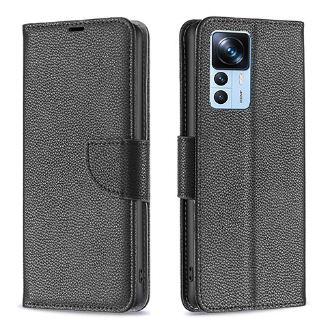 Custodia Portafoglio In Pelle Cover con Supporto B06F per Xiaomi Redmi K50 Ultra 5G Nero