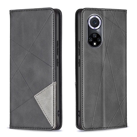 Custodia Portafoglio In Pelle Cover con Supporto B07F per Huawei Honor 50 5G Nero