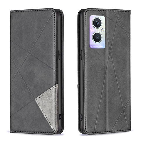 Custodia Portafoglio In Pelle Cover con Supporto B07F per OnePlus Nord N20 5G Nero