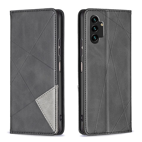 Custodia Portafoglio In Pelle Cover con Supporto B07F per Samsung Galaxy A13 4G Nero