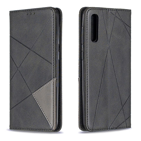 Custodia Portafoglio In Pelle Cover con Supporto B07F per Samsung Galaxy A30S Nero