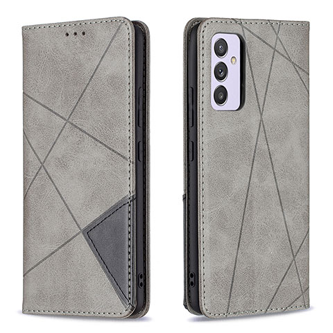 Custodia Portafoglio In Pelle Cover con Supporto B07F per Samsung Galaxy A82 5G Grigio