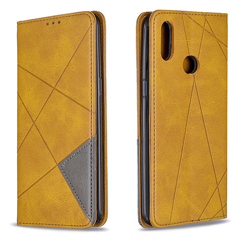 Custodia Portafoglio In Pelle Cover con Supporto B07F per Samsung Galaxy M01s Marrone Chiaro