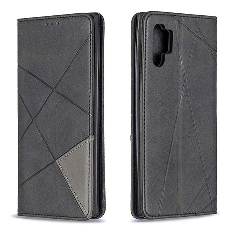 Custodia Portafoglio In Pelle Cover con Supporto B07F per Samsung Galaxy Note 10 Plus 5G Nero