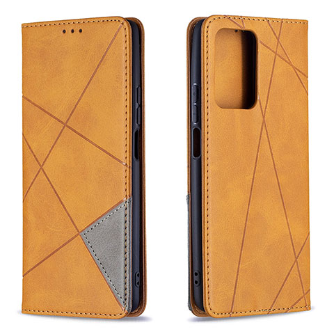 Custodia Portafoglio In Pelle Cover con Supporto B07F per Xiaomi Mi 11T 5G Marrone Chiaro