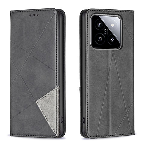 Custodia Portafoglio In Pelle Cover con Supporto B07F per Xiaomi Mi 14 Pro 5G Nero