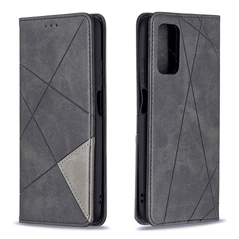 Custodia Portafoglio In Pelle Cover con Supporto B07F per Xiaomi Poco M3 Nero