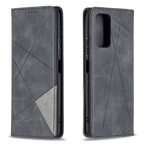 Custodia Portafoglio In Pelle Cover con Supporto B07F per Xiaomi Redmi Note 10 Pro Max Nero