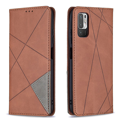 Custodia Portafoglio In Pelle Cover con Supporto B07F per Xiaomi Redmi Note 11 SE 5G Marrone