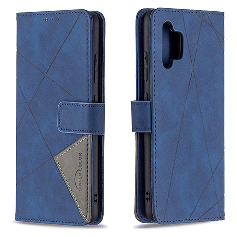 Custodia Portafoglio In Pelle Cover con Supporto B08F per Samsung Galaxy A32 4G Blu