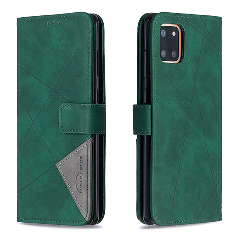 Custodia Portafoglio In Pelle Cover con Supporto B08F per Samsung Galaxy Note 10 Lite Verde