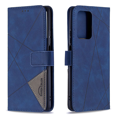 Custodia Portafoglio In Pelle Cover con Supporto B08F per Xiaomi Mi 11T Pro 5G Blu