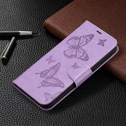 Custodia Portafoglio In Pelle Cover con Supporto B09F per Xiaomi Redmi Note 13 Pro 5G Lavanda