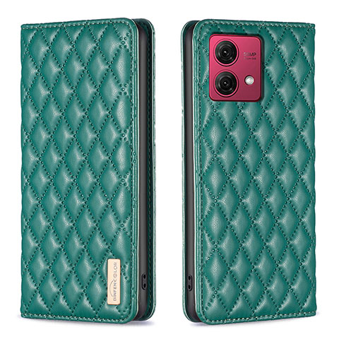 Custodia Portafoglio In Pelle Cover con Supporto B11F per Motorola Moto G84 5G Verde