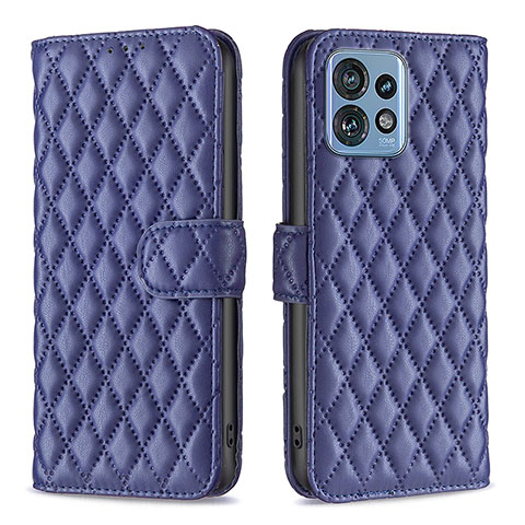 Custodia Portafoglio In Pelle Cover con Supporto B11F per Motorola Moto X40 5G Blu