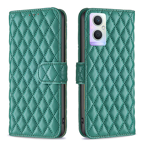 Custodia Portafoglio In Pelle Cover con Supporto B11F per OnePlus Nord N20 5G Verde