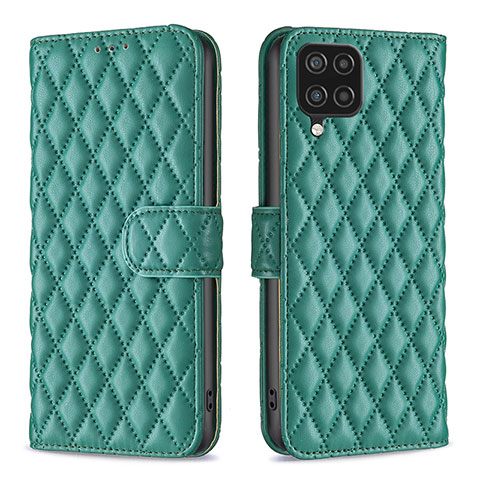 Custodia Portafoglio In Pelle Cover con Supporto B11F per Samsung Galaxy A12 5G Verde