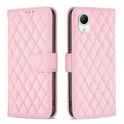 Custodia Portafoglio In Pelle Cover con Supporto B11F per Samsung Galaxy A23e 5G Oro Rosa