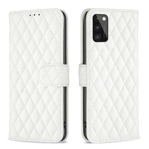 Custodia Portafoglio In Pelle Cover con Supporto B11F per Samsung Galaxy A41 Bianco