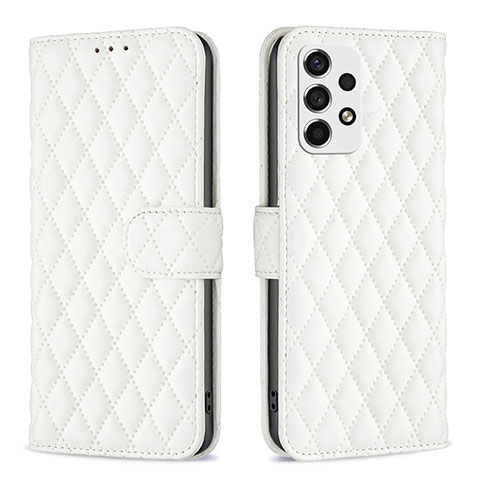 Custodia Portafoglio In Pelle Cover con Supporto B11F per Samsung Galaxy A53 5G Bianco