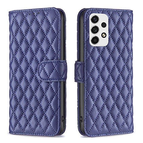 Custodia Portafoglio In Pelle Cover con Supporto B11F per Samsung Galaxy A53 5G Blu