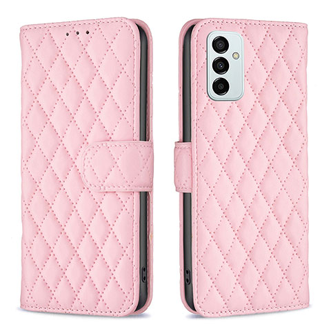 Custodia Portafoglio In Pelle Cover con Supporto B11F per Samsung Galaxy F23 5G Oro Rosa