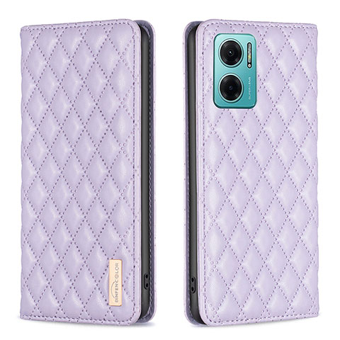 Custodia Portafoglio In Pelle Cover con Supporto B11F per Xiaomi Redmi 10 Prime Plus 5G Viola